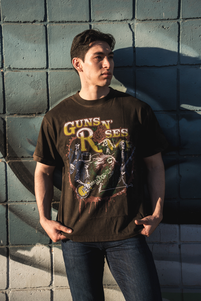 GUNS N ROSES SKELTONS LIVE FRT/BCK