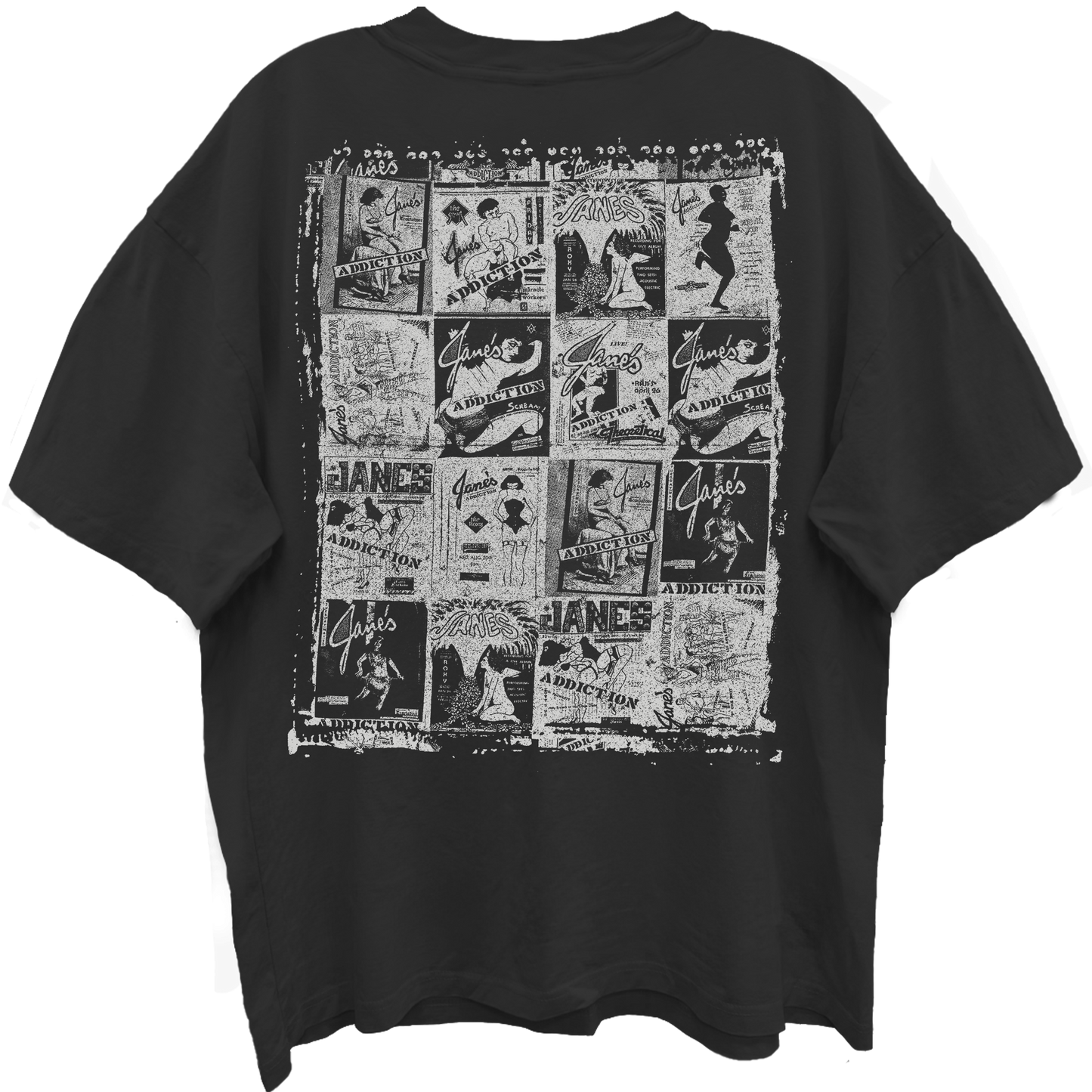 JANES ADDICTION LOGO COLLAGE FRT/BK