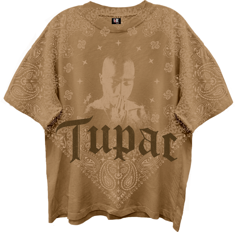 TUPAC PRAYING HANDS ALLOVER BANDANA