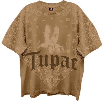 TUPAC PRAYING HANDS ALLOVER BANDANA